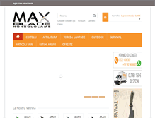 Tablet Screenshot of maxblade.it